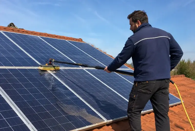 Nettoyage et entretien de panneaux solaires à Artigueloutan
